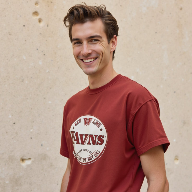 Drop shoulder T-shirt